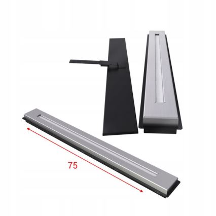 Kratki - Chimenea BIO empotrable 50x100 cm 7kW negro