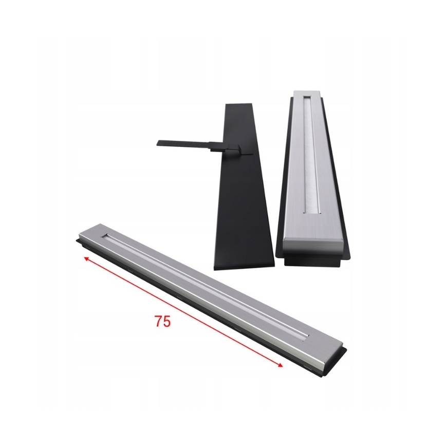 Kratki - Chimenea BIO empotrable 50x100 cm 7kW negro