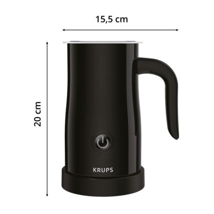 Krups - Espumador de leche 300ml negro