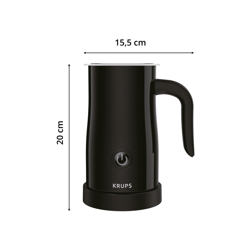 Krups - Espumador de leche 300ml negro