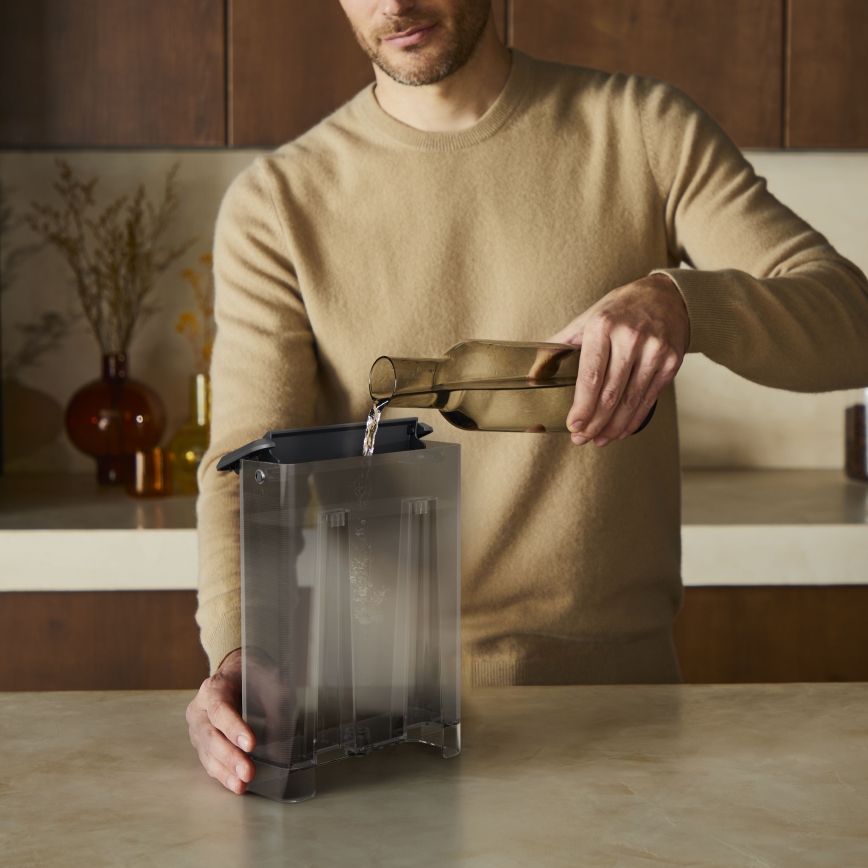 Krups - Máquina de café de palanca para dos tazas AUTHENTIC 1450W/230V gris