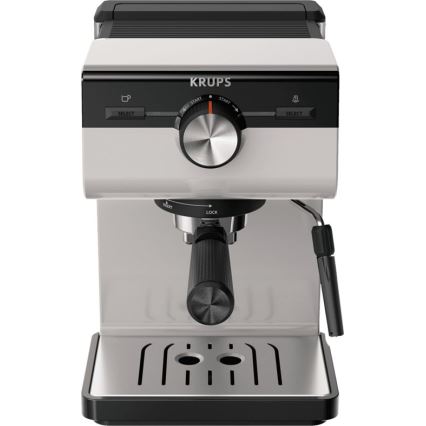 Krups - Máquina de café de palanca para dos tazas AUTHENTIC 1450W/230V gris