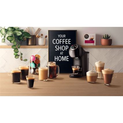 Krups - Máquina de café en cápsulas NESCAFÉ DOLCE GUSTO GENIO S 1500W antracita