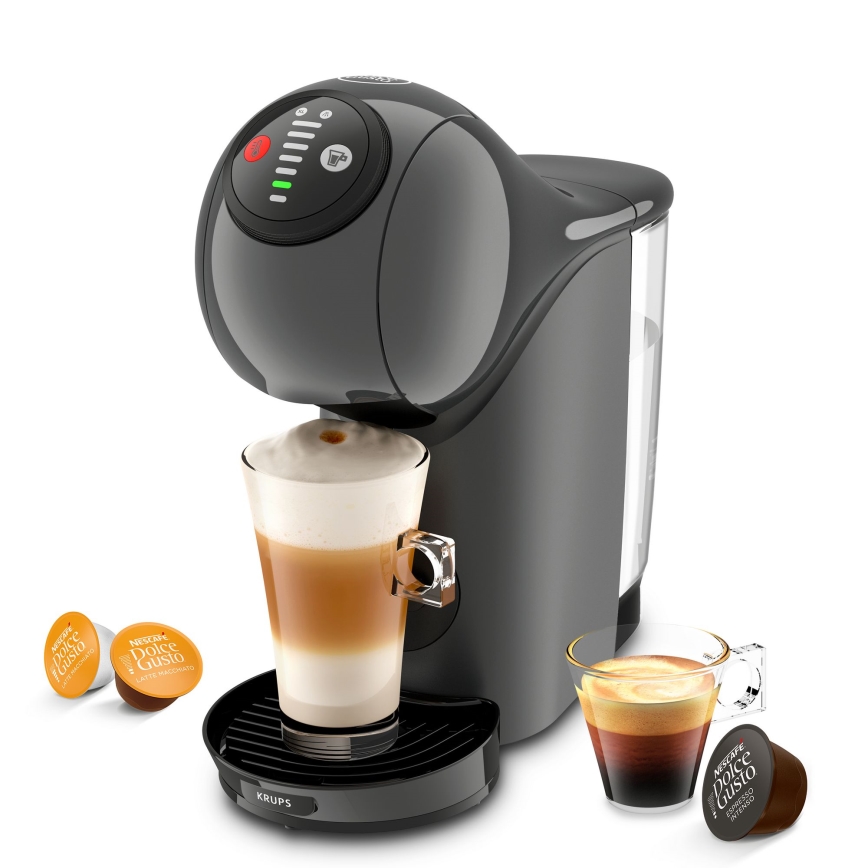 Krups - Máquina de café en cápsulas NESCAFÉ DOLCE GUSTO GENIO S 1500W antracita