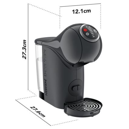 Krups - Máquina de café en cápsulas NESCAFÉ DOLCE GUSTO GENIO S 1500W antracita