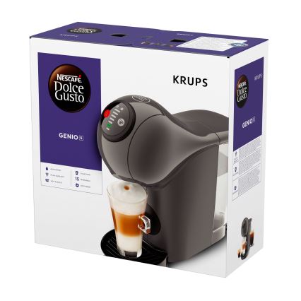 Krups - Máquina de café en cápsulas NESCAFÉ DOLCE GUSTO GENIO S 1500W antracita
