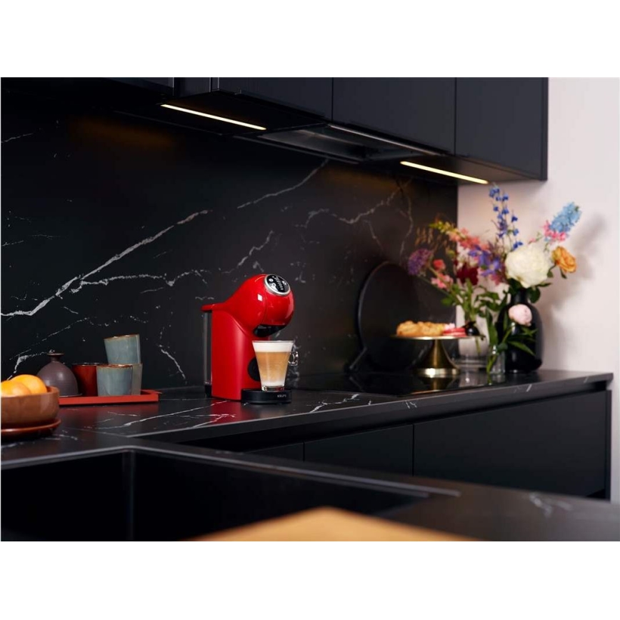 Krups - Máquina de café en cápsulas NESCAFÉ DOLCE GUSTO GENIO S PLUS 1500W rojo