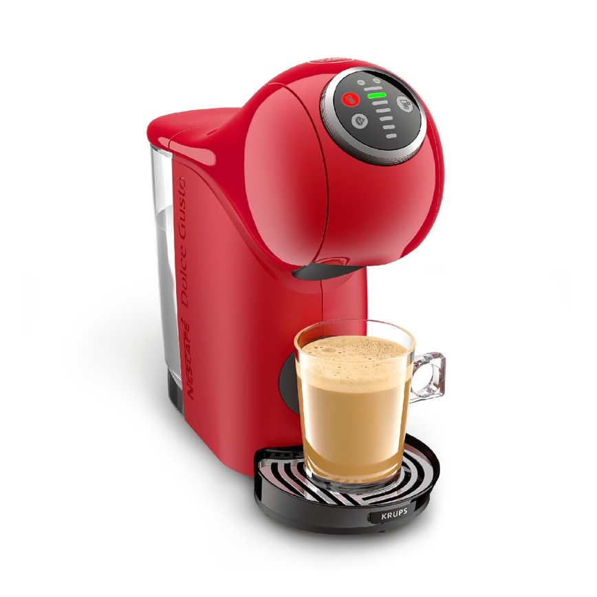 Krups - Máquina de café en cápsulas NESCAFÉ DOLCE GUSTO GENIO S PLUS 1500W rojo