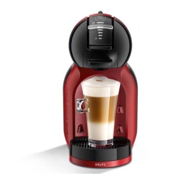 Krups - Máquina de café en cápsulas NESCAFÉ DOLCE GUSTO MINI ME 1500W/230V rojo/negro