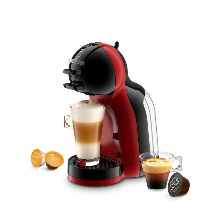 Krups - Máquina de café en cápsulas NESCAFÉ DOLCE GUSTO MINI ME 1500W/230V rojo/negro