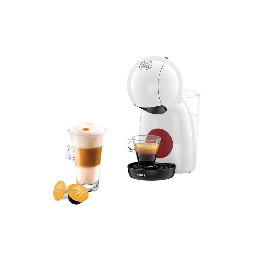 Krups - Máquina de café en cápsulas NESCAFÉ DOLCE GUSTO PICCOLO XS 1600W blanco
