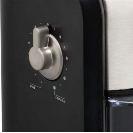 Krups - Molinillo eléctrico de café en grano 110W/230V acero inoxidable/negro