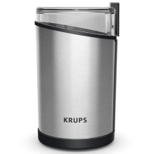 Krups - Molinillo eléctrico de café en grano 85g FAST-TOUCH 200W/230V cromo
