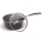 Lamart - Granito pequeño pot con tapa 16 cm negro/gris/acero inoxidable