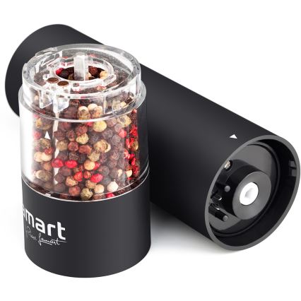 Lamart - Molinillo eléctrico de especias 4xAA negro