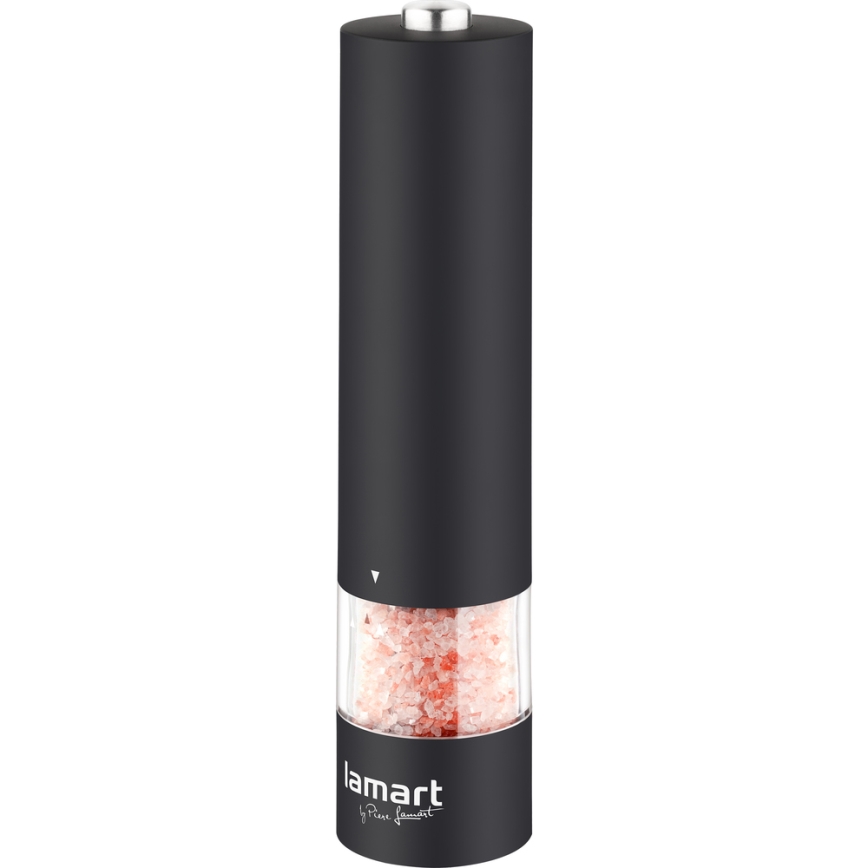 Lamart - Molinillo eléctrico de especias 4xAA negro