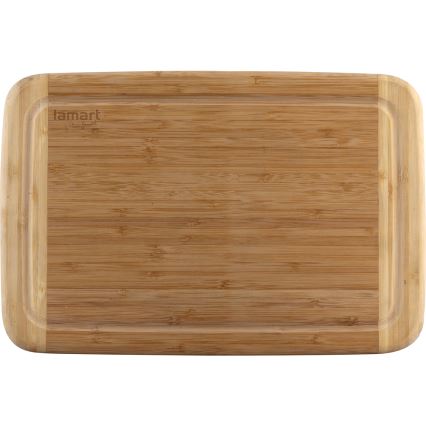 Lamart - Tabla de cortar de cocina 36x24 cm bambú