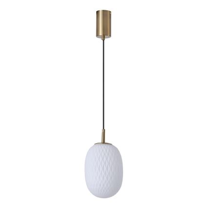 Lámpara colgante 1xE14/25W/230V blanco diá. 15 cm