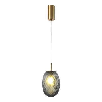 Lámpara colgante 1xE14/25W/230V gris diá. 15 cm