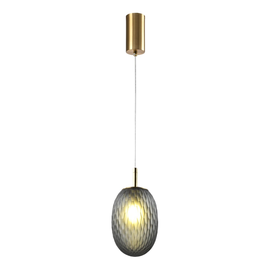 Lámpara colgante 1xE14/25W/230V gris diá. 15 cm