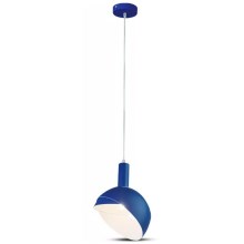 Lámpara colgante 1xE14/60W/230V azul