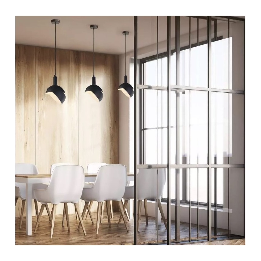 Lámpara colgante 1xE14/60W/230V negro