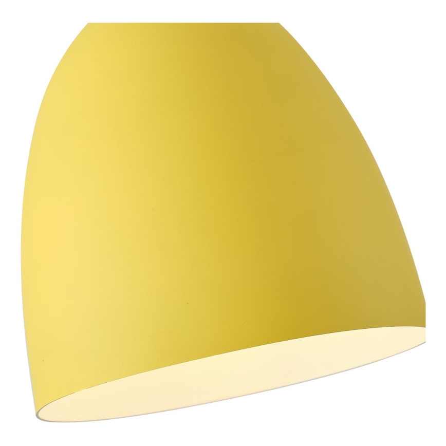 Lámpara colgante 1xE27/15W/230V amarillo diá. 23 cm
