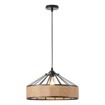 Lámpara colgante 1xE27/15W/230V beige