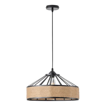 Lámpara colgante 1xE27/15W/230V beige