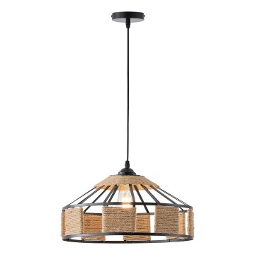 Lámpara colgante 1xE27/15W/230V beige