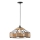Lámpara colgante 1xE27/15W/230V beige