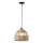 Lámpara colgante 1xE27/15W/230V beige