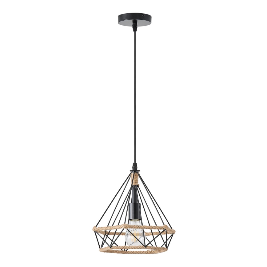 Lámpara colgante 1xE27/15W/230V beige