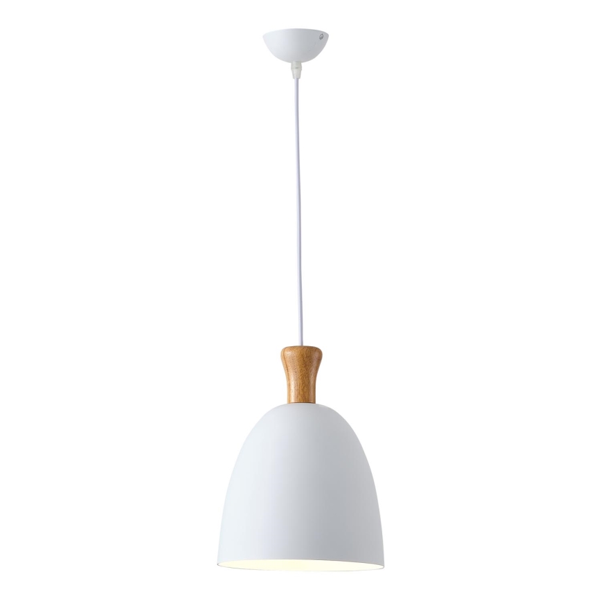 Lámpara colgante 1xE27/15W/230V blanco diá. 23 cm