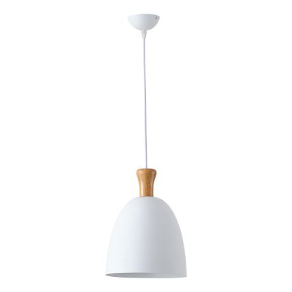 Lámpara colgante 1xE27/15W/230V blanco diá. 23 cm