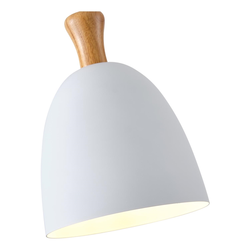 Lámpara colgante 1xE27/15W/230V blanco diá. 23 cm