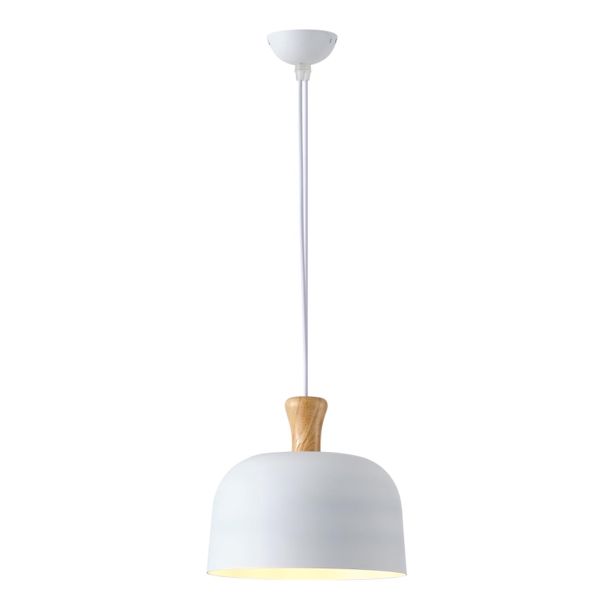 Lámpara colgante 1xE27/15W/230V blanco diá. 27 cm