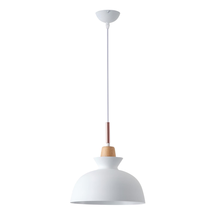 Lámpara colgante 1xE27/15W/230V blanco diá. 28 cm
