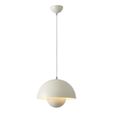 Lámpara colgante 1xE27/15W/230V blanco