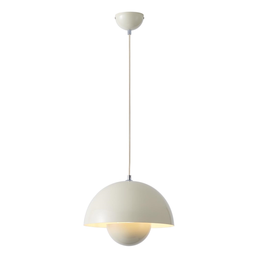 Lámpara colgante 1xE27/15W/230V blanco