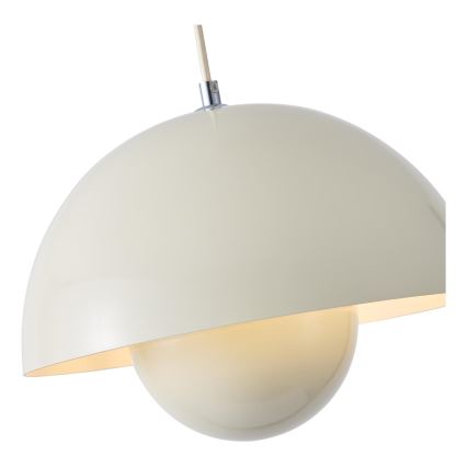 Lámpara colgante 1xE27/15W/230V blanco