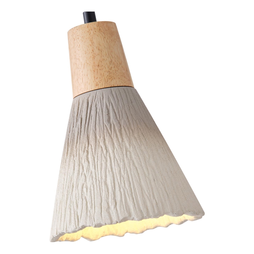 Lámpara colgante 1xE27/15W/230V color crema