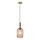Lámpara colgante 1xE27/15W/230V marrón pr. 13 cm