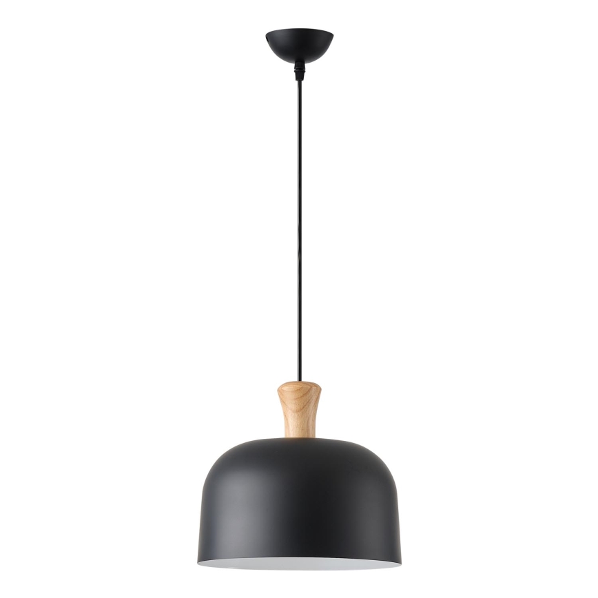 Lámpara colgante 1xE27/15W/230V negro diá. 27 cm