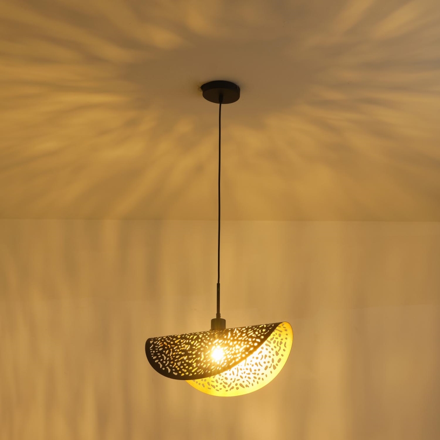 Lámpara colgante 1xE27/15W/230V negro