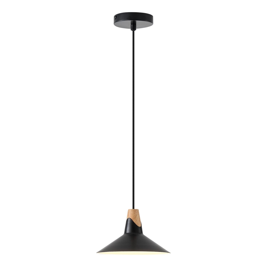 Lámpara colgante 1xE27/15W/230V negro