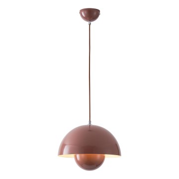 Lámpara colgante 1xE27/15W/230V rojo