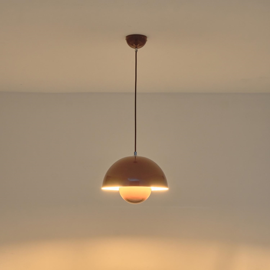 Lámpara colgante 1xE27/15W/230V rojo