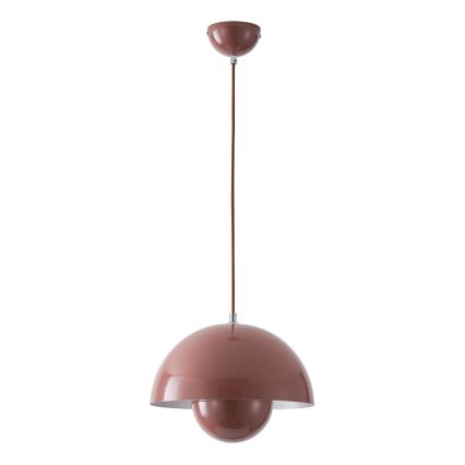 Lámpara colgante 1xE27/15W/230V rojo