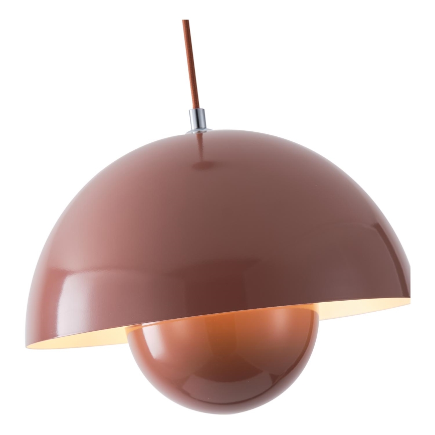 Lámpara colgante 1xE27/15W/230V rojo